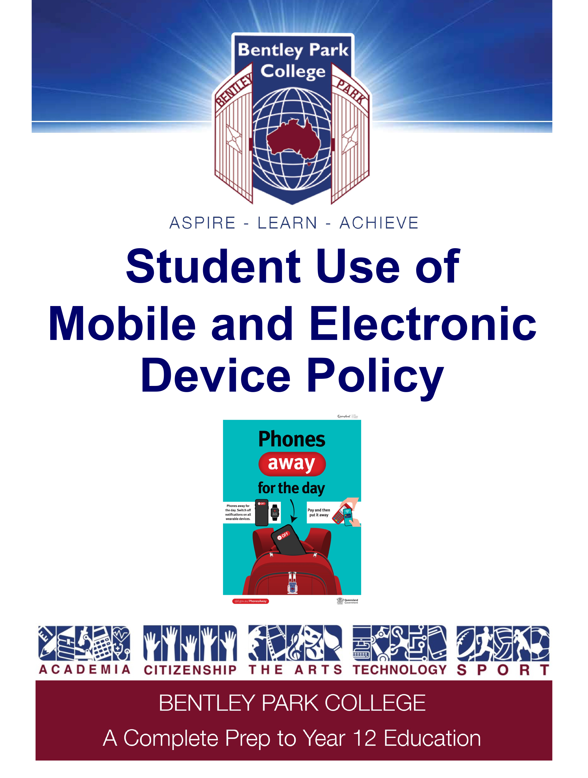 Student Use of Mobile and Electronic Device Policy